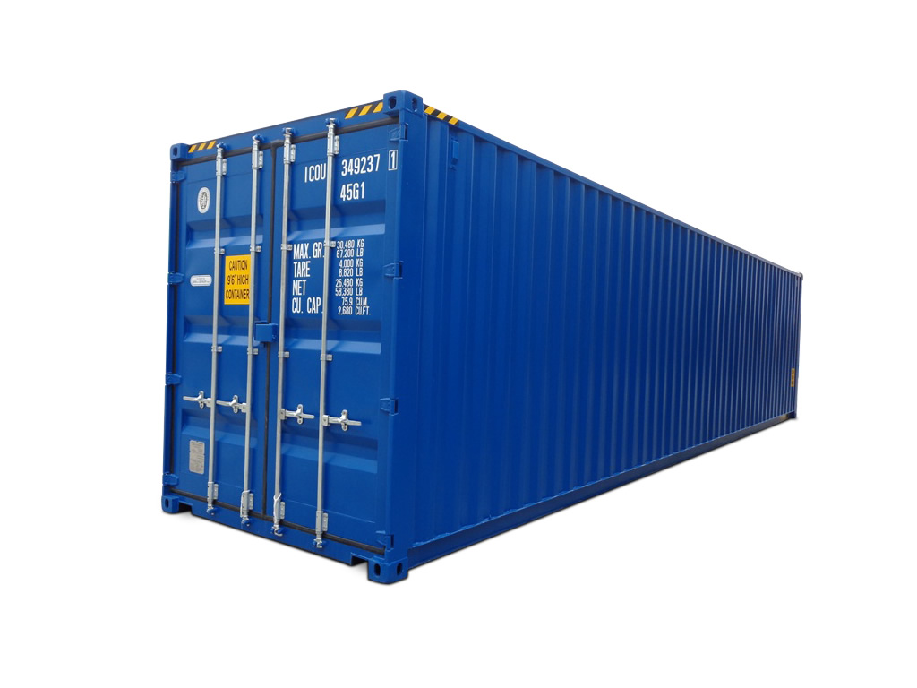 CONTAINER 40 PIEDS HIGH-CUBE DOUBLE PORTE