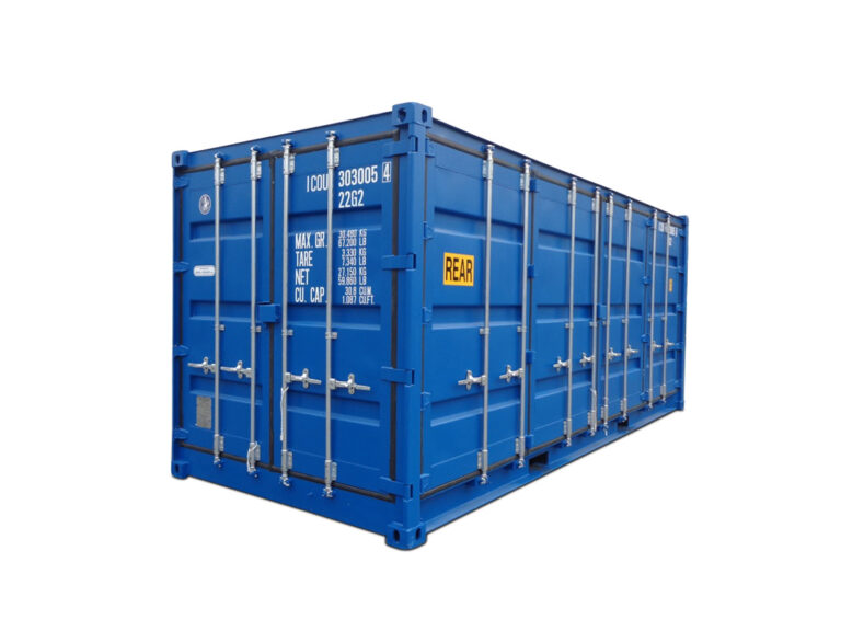 CONTAINER 20 PIEDS DOUBLE PORTE + PORTE LATÉRALE